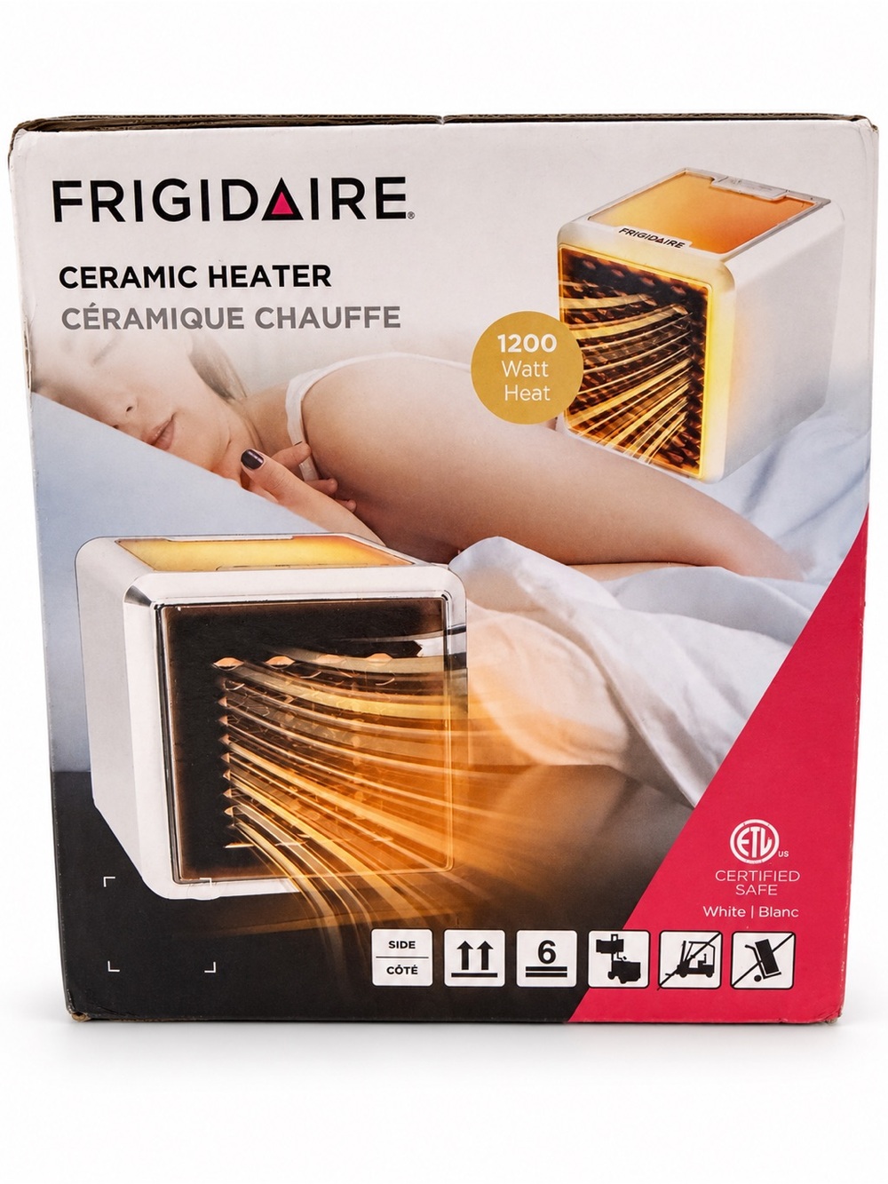 Frigidaire White Ceramic Heater - Portable 1200W
